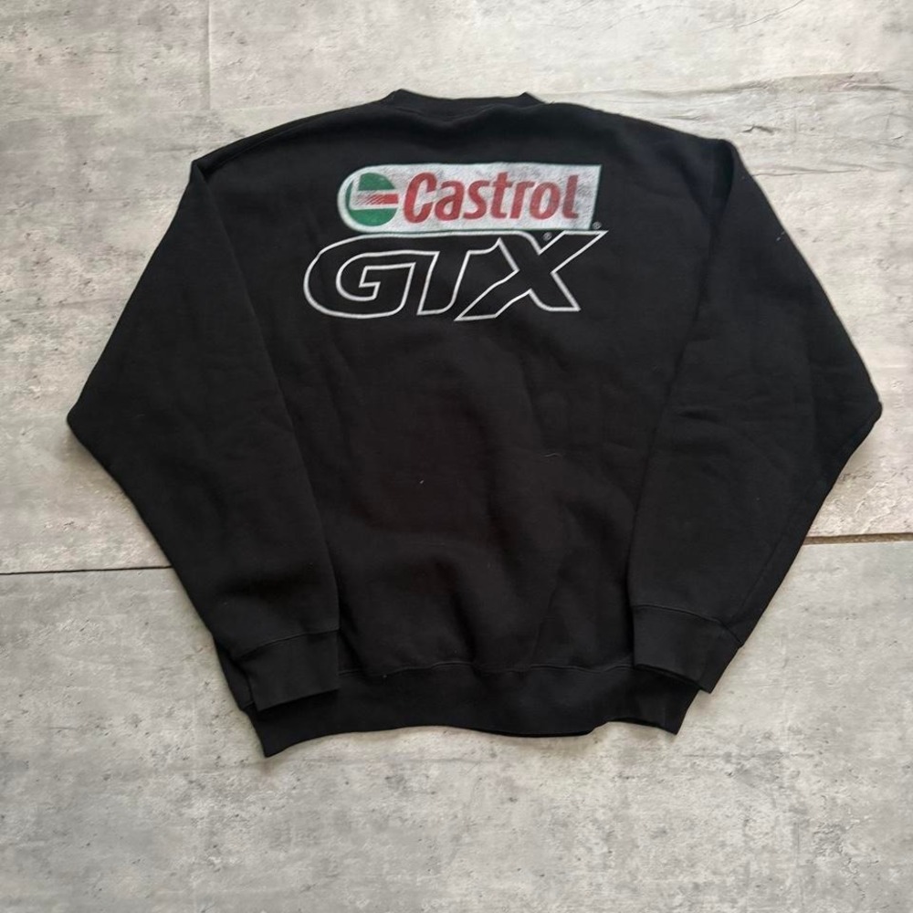 Vintage Castrol GTX black crewneck sweatshirt